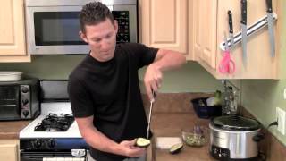 Crock Pot Creamy Mango Salsa Chicken with Avocado Salad