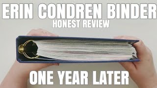 Erin Condren Binder | One Year Later... Honest Review