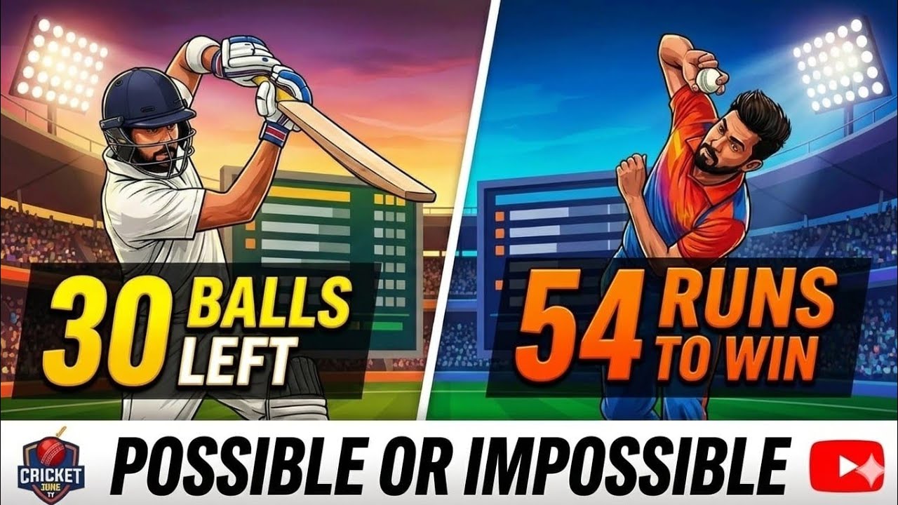 30 ball 54 run: Possible or Impossible? 🤔
