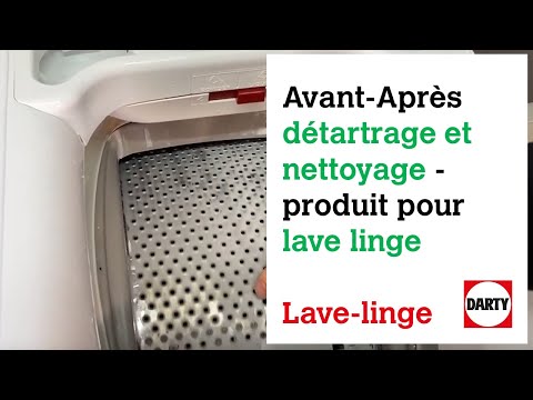 Test détartrage et nettoyage - produit pour lave linge