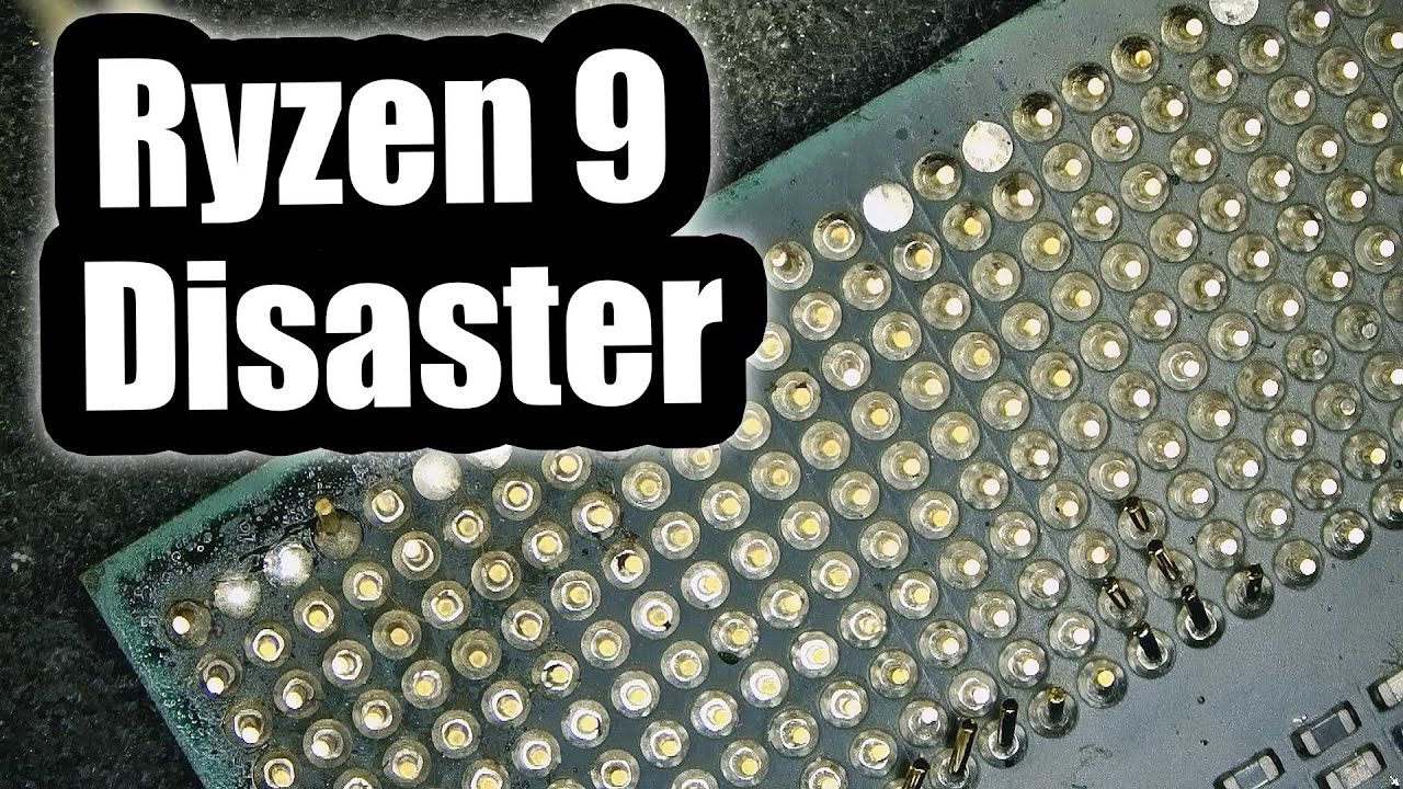 Ryzen 9 3900x. Over 40 bent and damaged pins. Is it fixable? - YouTube