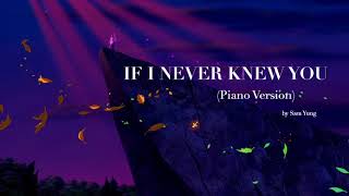 If I Never Knew You (Piano Version) - Pocahontas - by Sam Yung