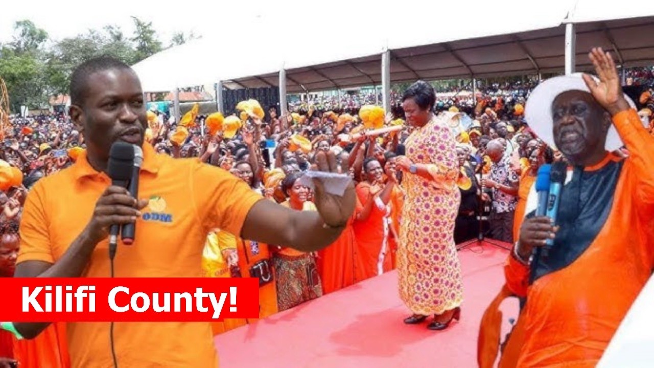 LIVE: Oburu Odinga, Gladys Wanga and other ODM leaders in Kilifi County for ODM Linda Ground Tours!