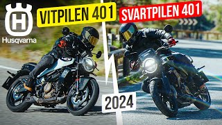 Husqvarna Svartpilen 401 и Vitpilen 401 2024 | Самый технологичный и крутой мотоцикл для новичка
