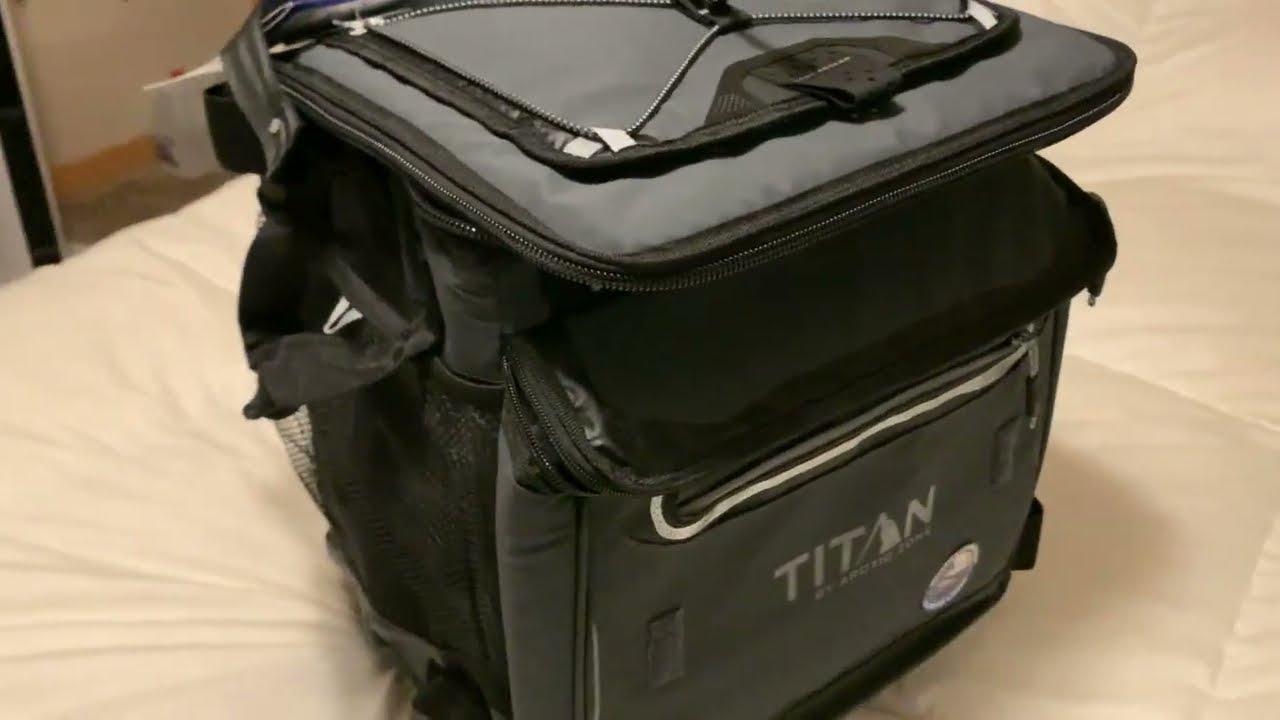 Walmart's Arctic Zone Titan DEEP FREEZE 60 can rolling cooler