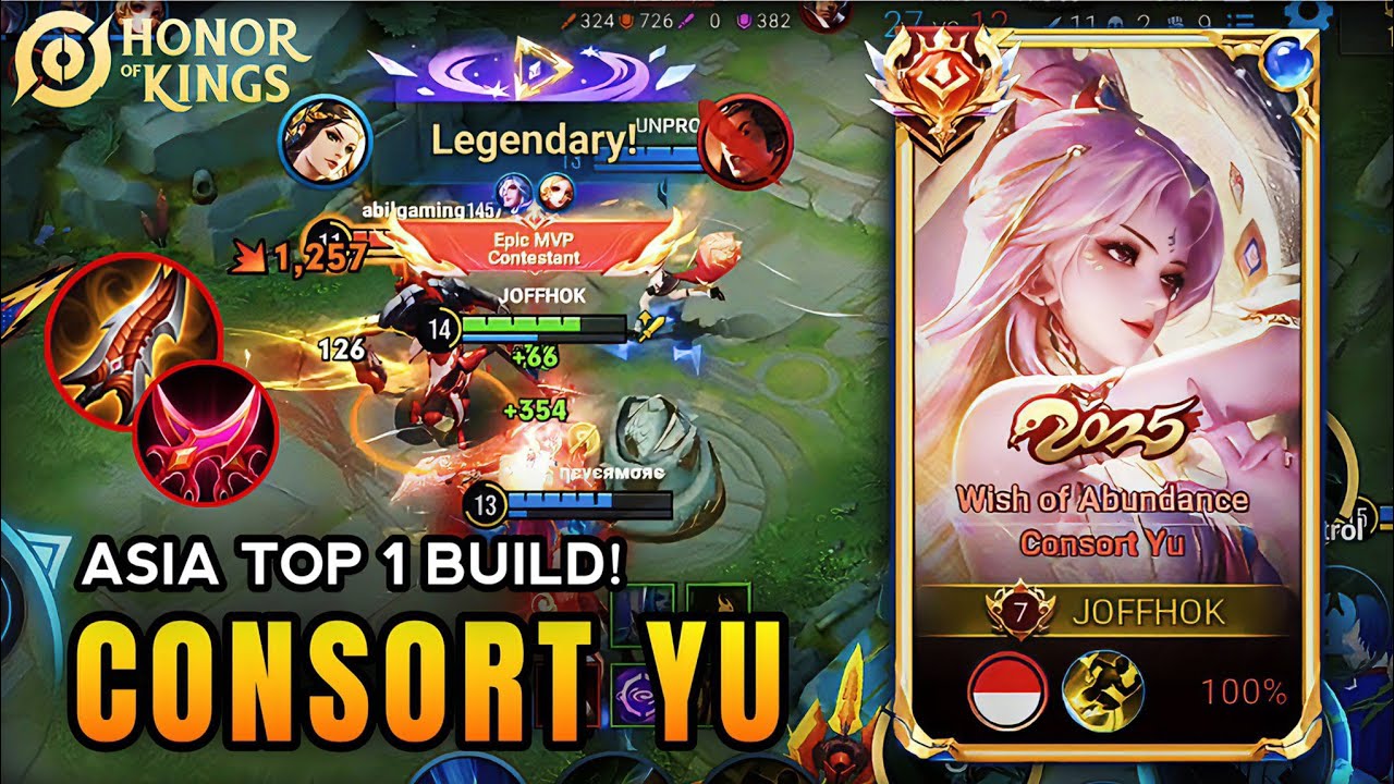 QUADRAKILL! | Asia’s Top 1 Consort Yu Unstoppable Gameplay in Honor of Kings
