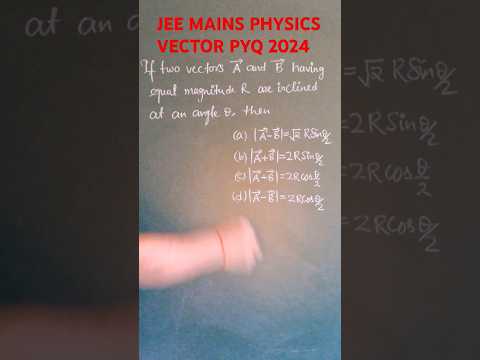 JEE MAIN PHYSICS
