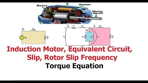 Induction Motor| Equivalent Circuit| Torque Slip Equation | Rotor Slip Frequency