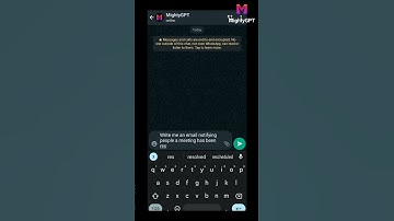 Writing emails just got smarter and easier with MightyGPT!#shorts #chatgpt #mightygpt