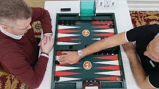 Kazan backgammon tournament. Speedgammon, 4th round. Azizov (red) - Akopov S. (black)