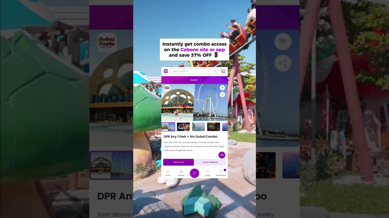 This savings hack gets you access to Ain Dubai and any 1 park at Dubai Parks & Resorts for 37% OFF!