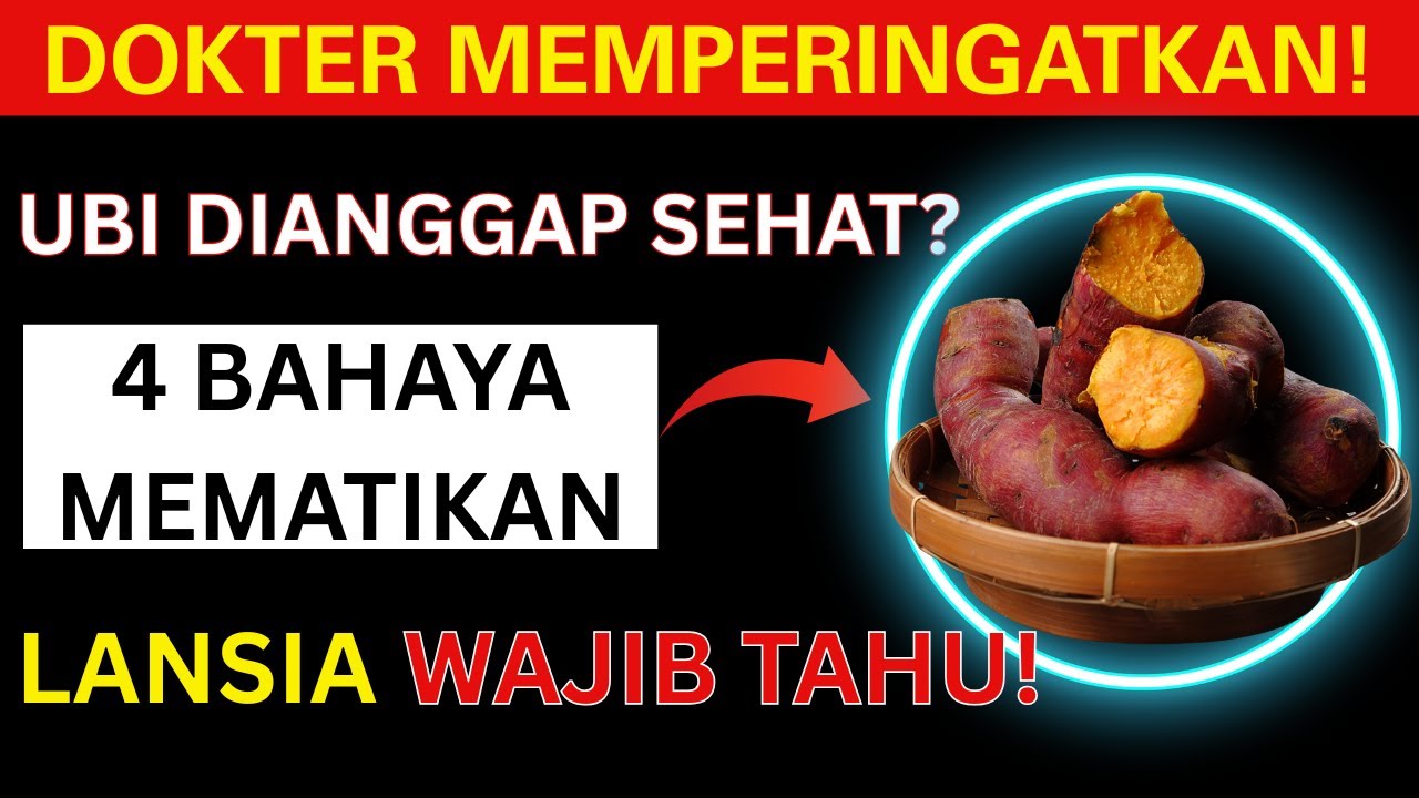 LANSIA WAJIB TAHU! 4 Efek Samping Makan Ubi Kukus yang Bisa Berbahaya untuk Lansia!