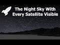 If You Could See Every Satellite, What Would The Sky Look Like? 360/VR