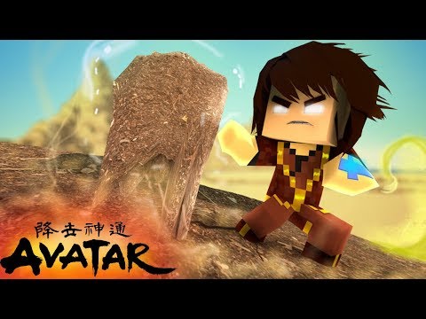 Minecraft - AVATAR - O AVATAR APRENDEU A DOBRAR A TERRA ! 3
