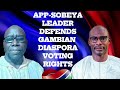 The Gambian diaspora disenfranchisement stems from the NPP government's fear of the diaspora's power