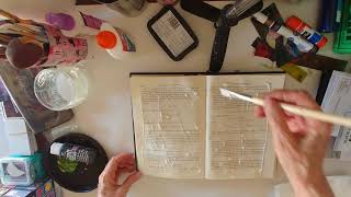Altered Book, pocket pages part 1