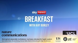 Sky News - Nature Communications - Bioinspired adaptable multiplanar mechano-vibrotactile haptics screenshot 3