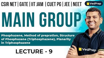 Main Group IIT JAM | Main Group Elements Chemistry CSIR NET | Lec-9 |New Syllabus|GATE| Chem Academy