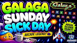 Galaga Sunday Sick Day – Retro Arcade Grind, High Score Chase &amp; Chill Vibes 👾🎮