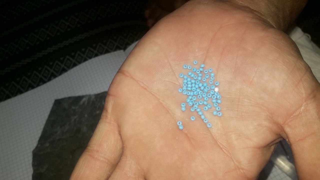 المقطع الرئيسي والاساسي (نوع الخيط و السناره و الخرز و الابره )المطلوبين للعمل.