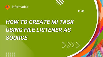 How to Create MI Task using File Listener as Source
