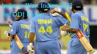 India vs West Indies 2002 3rd ODI Rajkot