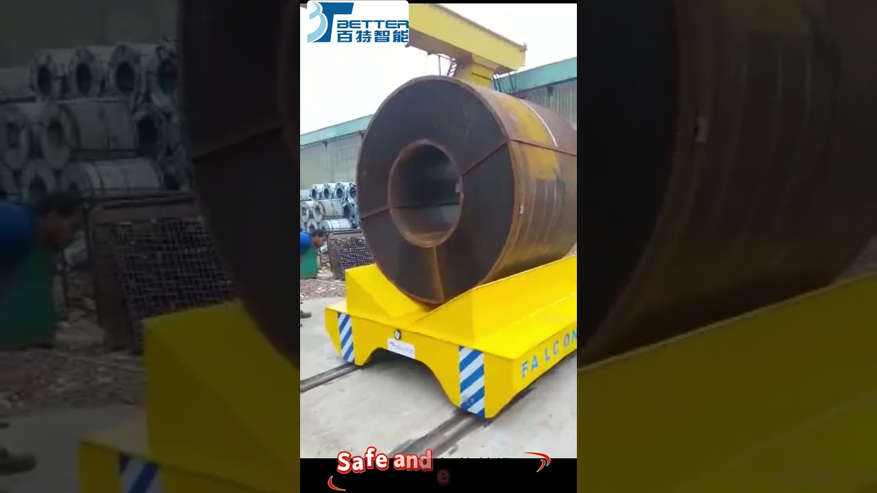 🏭 Coil Rail Transfer Car, Trackless Type, Free and Flexible, Arbitrary Scheduling