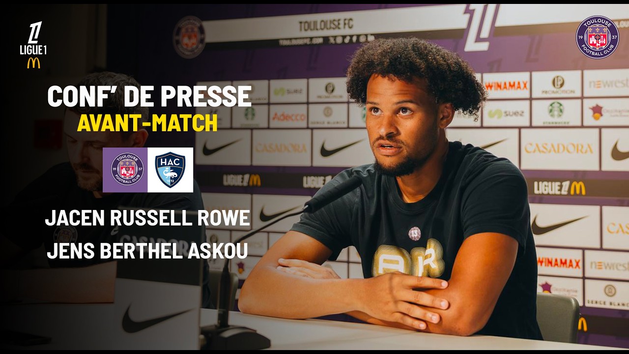 La conférence de presse de Jacen Russell-Rowe et Jens Berthel Askou avant TéFéCé - Le Havre.