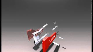 Celebrity Animated Staple Gun Exploded Profile