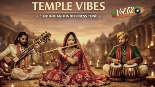 TEMPLE VIBES 2 🪔 1 HOUR Indian Flute, Sitar & Tabla | Relaxing • Stress Free • Calm Mind | PeaceRiff screenshot 4