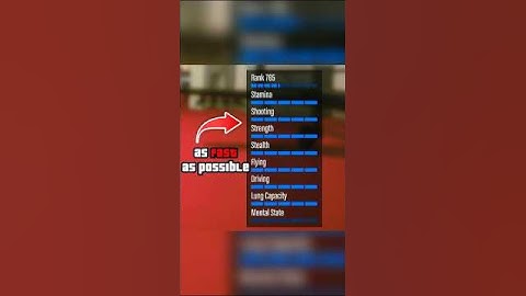 Maximaliseer nu snel de statistieken van je GTA Online-personage #shorts #youtubeshorts