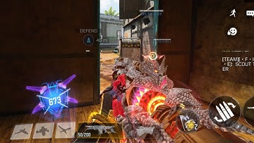 Diamond Mythic Kilo 141 Demonsong is looking mesmerizing & hitting a nail biting S&D match in CODM 🔥