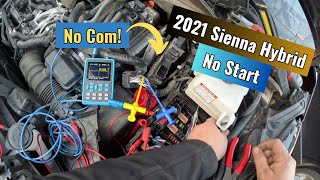 2021 Toyota Sienna Hybrid  No start, Hybrid system malfunction.