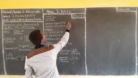 integration: splitting linear numerator and unfactorisable denominator.............#africastruggle.