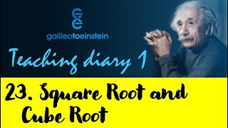 23. Square Root and Cube Root