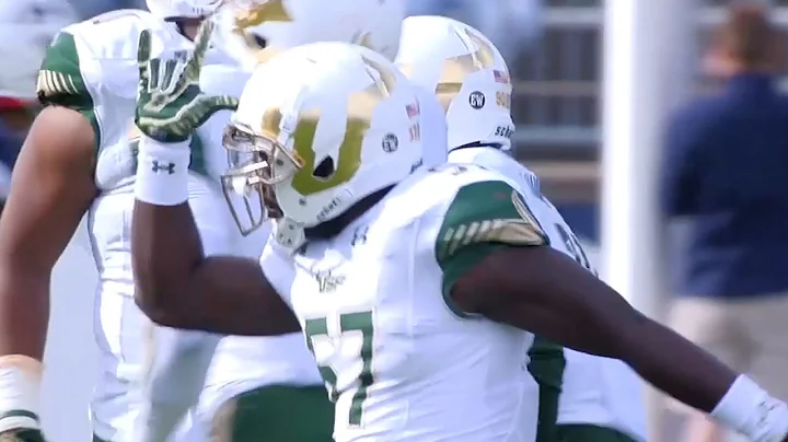 Nigel Harris Sack on 4th Down vs UConn