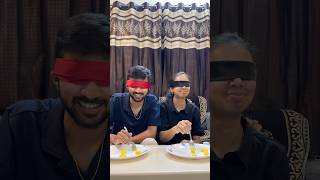 Who loves mango?🥭 | Blindfold😎 #funny #food #viral #challenge #explore #mango #shorts
