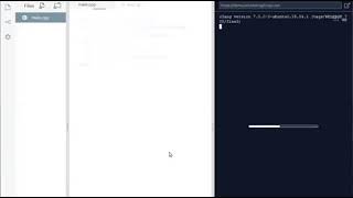 Hello C++ repl it