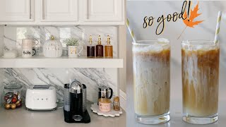 My Fall Coffee Bar Decor & Sweet Cream Cold Brew Recipe! MissLizHeart