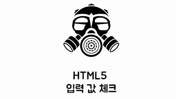 HTML - html5 form 4 : 입력 값 체크