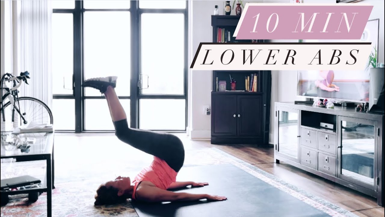 10 MIN LOWER ABS WORKOUT (No Repeat, No Equipment) - YouTube