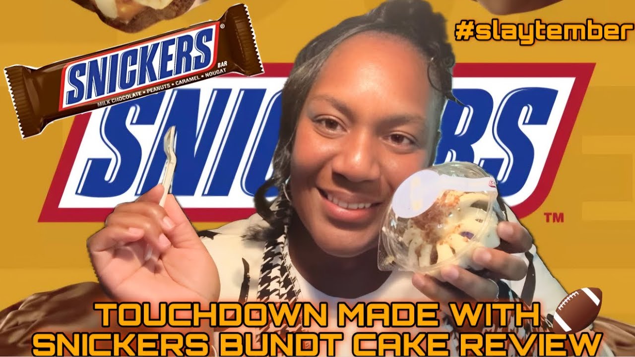 NOTHING BUNDT CAKES TOUCHDOWN MADE WITH SNICKERS CAKE COLLAB W ...