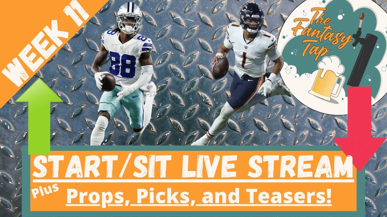 Week 11 Fantasy Footbal Start/Sit Live Stream and Q&A! (2021 Fantasy