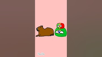 capybara in different languages ​​( ib : @BrodaHafizi ) #countryballs #meme #animation #flipaclip