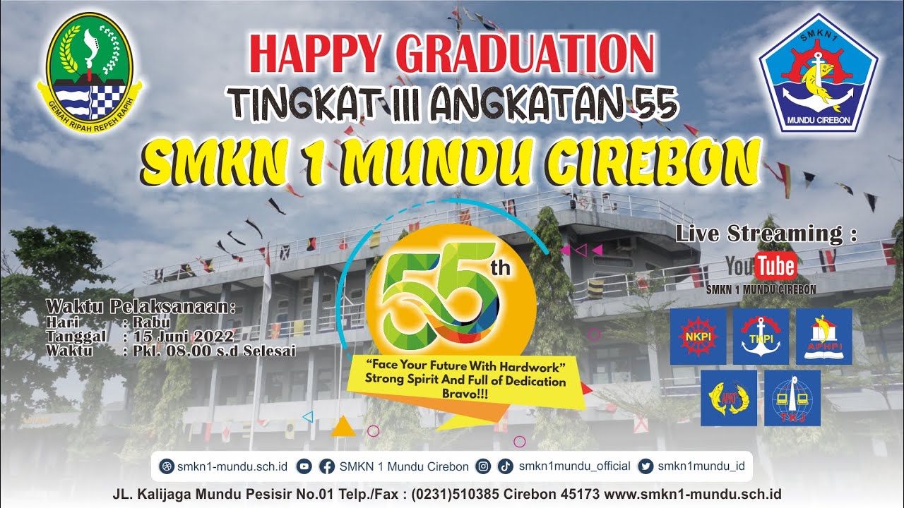 Penglepasan Tingkat III Angkatan 55 SMKN 1 Mundu Cirebon 2022