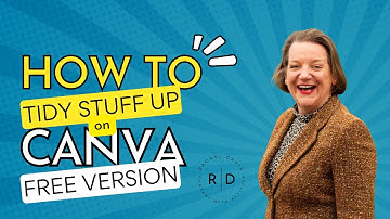 TIDY UP Like a PRO in Canva! (FREE Version Hack!) Align ANYTHING Instantly
