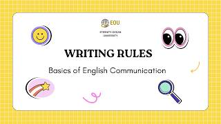 Writing Rules Lecture 4 | Capitalization, Spacing, Line Breaks & Paragraphs