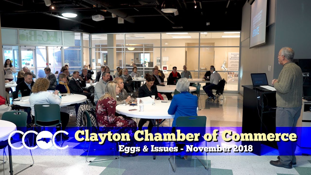 Clayton Chamber of Commerce Eggs & Issues Nov. 28, 2018 YouTube