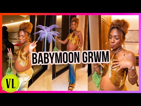 BABYMOON GRWM 🌴 My Fav Jewelry + Vacay Makeup and Outfit!