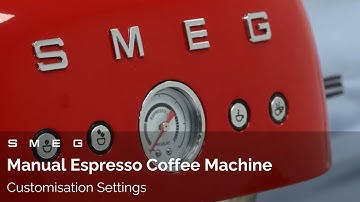 How to Adjust the Pre-Brewing Profile on Your Manual Espresso Machine | Smeg EGF03